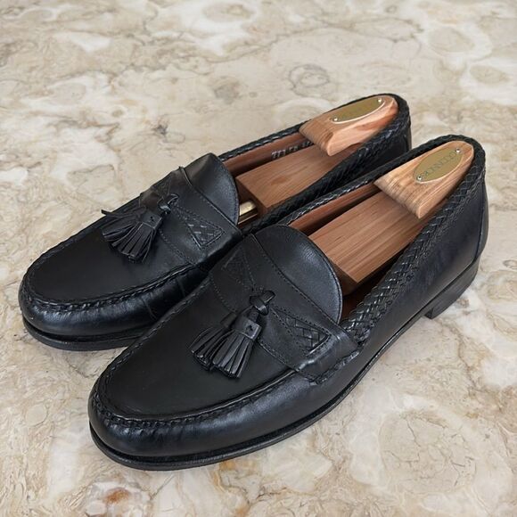 Allen Edmonds Maxfield Leather Tassel Loafers - Picture 4 of 16